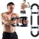 HOTWAVE Twister Arm Trainer, Adjustable Chest & Arm Exerciser for Men Women, Portable Home Fitness Equipment Kit for Upper Body Muscle Strength Training, Ideal for Self-Use or Gifting (Blue)