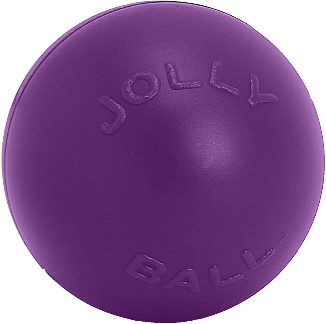 Jolly Pets Push-n-Play Ball Dog Toy, 14 Inches/Extra-Large, Purple,All Breed Sizes Jolly Pets Push-n-Play Ball Dog Toy, 14 Inches/Extra-Large, Purple,All Breed Sizes