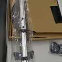 AboveTEK Anti Theft iPad Floor Stand, Robust Security Kiosk POS Tablet Stand, Height Adjustable Secure Holder Enclosure w/Lock and Key Mechanism for iPads/iPad Air/iPads Pro, Ideal for Retail Business