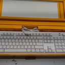 Glorious Gaming - GMMK 3 Custom Mechanical Gaming Keyboard with Knob, 100% Keyboard Full Size, Modular Gasket System, Doubleshot PBT Keycaps, Aluminum Switch Plate, Hotswappable Switches, ANSI (White)