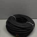 Easy to Use Garden Hose 50 FT, Lightweight and Leak-Proof Heavy-Duty Flexible Water Hose 50FT with Reinforced TPE Core, 3/4" Solid Brass Fittings, Ultra-Flow Manguera Para Jardin, Built to Last