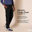 Amazon Essentials Men's Straight-Fit Stretch Golf Pant, Black, 40W x 30L