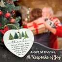 3 x Thank You Ornament 2025  Appreciation Gift for Coworkers, Boss, Teachers, Nurses, Moms, Thank You Friends Gifts, Cute Friendship Ornaments, Retirement Gift for Men Women