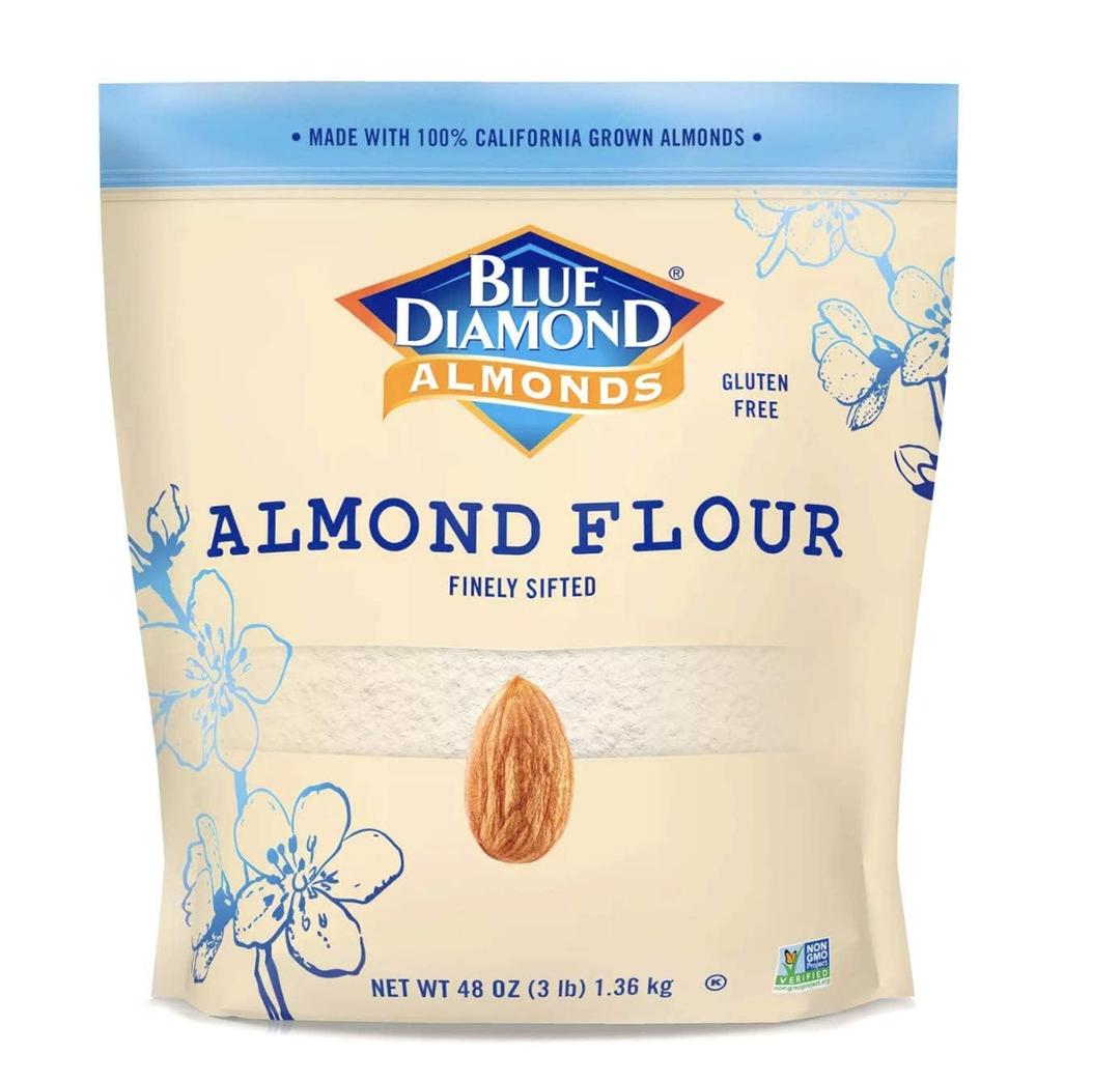 Blue Diamond Almonds Almond Flour, Gluten Free, Blanched, Finely Sifted, 48 oz (3Lb), BBD 07/22/2025 Blue Diamond Almonds Almond Flour, Gluten Free, Blanched, Finely Sifted, 48 oz (3Lb), BBD 07/22/2025