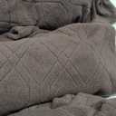 VANSOFY Recliner Chair Cover, 3-Pieces Stretch Recliner Covers for Recliner Chair Soft Reclining Chair Slipcover Furniture Protector for Dogs Cats(Chocolate) (1 Seater)