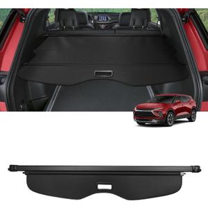Cargo Cover for 2019-2025 Chevrolet Blazer Accessories Retractable Trunk Cover Security Shielding Shade Cargo Luggage Cover Trunk Storage Privacy Protection