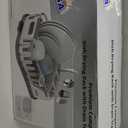 MR.SIGA Dish Drying Rack for Kitchen Counter, Compact Dish Drainer with Drainboard, Utensil Holder and Cup Rack, Plastic Kitchen Drying Rack for Dishes, Cups, Knives, Spoons and Forks, White (15 x 11.8 x 5.3 Inch)