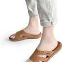 KuaiLu Womens Sandals Khaki Size 10