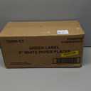 Paper Plates, 9" Diameter, White, 100/Pack, 12 Packs/Carton