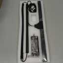 SUPERDANNY LED Desk Lamp for Office Home, Eye-Caring Desk Light with Adjustable Gooseneck, 12W Touch Control Dimmable Brightness, Architect Clamp Lamp with USB Adapter for Reading Study Workbench (Black)