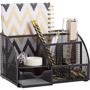 Annova Desk Organizer Wire Mesh 3 Tier Sliding Drawers Paper Sorter/Multifunctional/Premium Solid Construction for Letters, Documents, Mail, Files, Paper, Kids' Art Supplies (Gold) (Black) Annova Desk Organizer Wire Mesh 3 Tier Sliding Drawers Paper Sorter/Multifunctional/Premium Solid Construction for Letters, Documents, Mail, Files, Paper, Kids' Art Supplies (Gold) (Black)