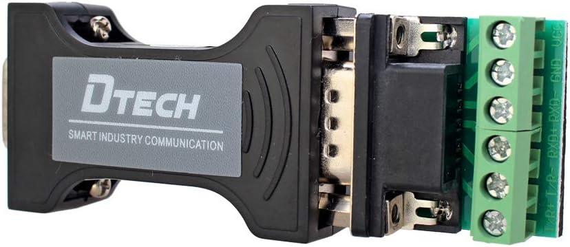 DTECH RS232 to RS485 RS422 Serial Communication Data Converter Adapter Mini-Size