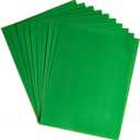 Hygloss Products Velour Paper - Soft, Velvety Surface Works With Printers – Green, 8-1/2 x 11 Inches - 10 Pack