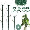5pack Adjustable Plant Support Pole  Stackable Indoor/Outdoor Support Pole with Clamps, Suitable for Supporting Monstera and Climbing Plants, Garden Accessories, Perfect Replacement for Plant Stakes