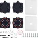 HP60/80 Air Pump Rebuild Complete Kit for Hiblow HP 80, HP 60 Aerators, HP-80-0110, with White Switch
