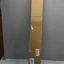 MEXAU White Tension Curtain Rod 40-148 Inch Long Tension Rod 1.26" Spring Tension Curtain Rod Adjustable Curtain Rods No Drilling Tension Shower Rod Curtain Tension Rod for Bathroom Windows Doorways