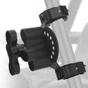 Chelhead UTV ATV Metal Gas Can Mount for 1''-2'' Roll Bar Oil Can Water Tank Gasoline Pack Mount Compatible with Polaris RZR Pioneer Can Am Maverick X3 Commander Yamaha Talon ATV (No Key)