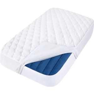 Toddler Travel Kids Air Mattress Pad Sheet Protector Waterproof, Compatible with hiccapop Inflatable Toddler Travel Bed or EnerPlex Kids Inflatable Travel Bed
