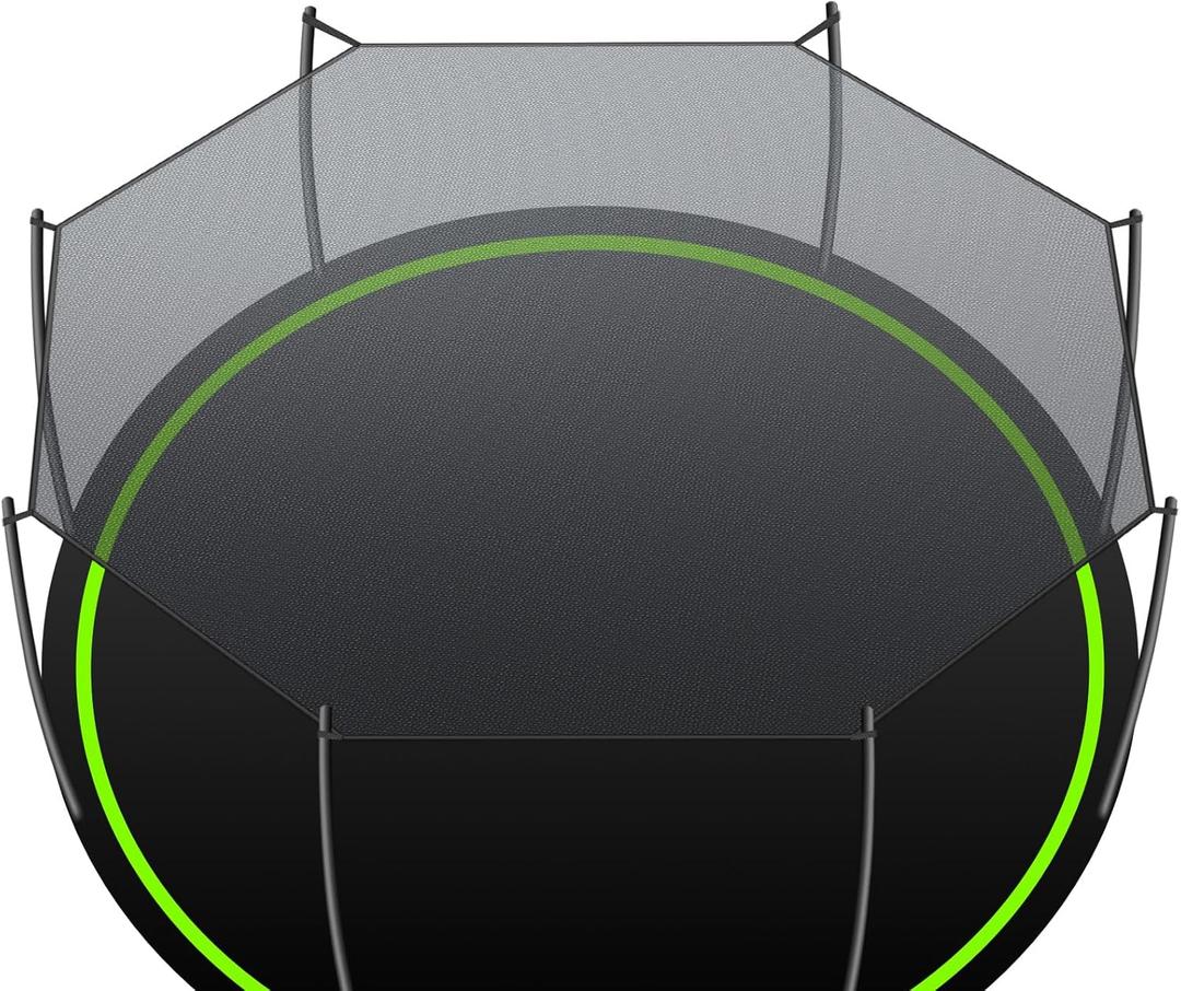 SATINIOR Outdoor Trampoline Tent Cover Regular Octagon Trampoline Canopy Awning Frameless Shade Cover for Sun Protection Accessories (14 ft)