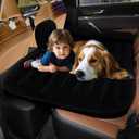 Car Air Mattress Portable Car Bed Back Seat Camping Bed Inflatable Dog Bed for Car Universal SUV Camping Mattress with Car Air Pump 2 Pillows (Black), Full