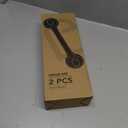 2 Pack 16 Inch Elderly Heavy Duty Shower Handle, Seniors Grab Bars for Bathtubs, Suction Cup Removable Handrails, Safety Bathroom Grip for Handicap (Light Gray)