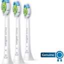 Philips Sonicare W DiamondClean - Genuine Replacement Electric Toothbrush Heads, White, 3 Pack, HX6063/65