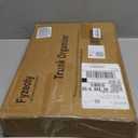 Car Organizers for Trunk for Suv Sedan, Leather Storage Box,Magnetic Lid,Collapsible and Adjustable,16.5 inches (Medium, Black)