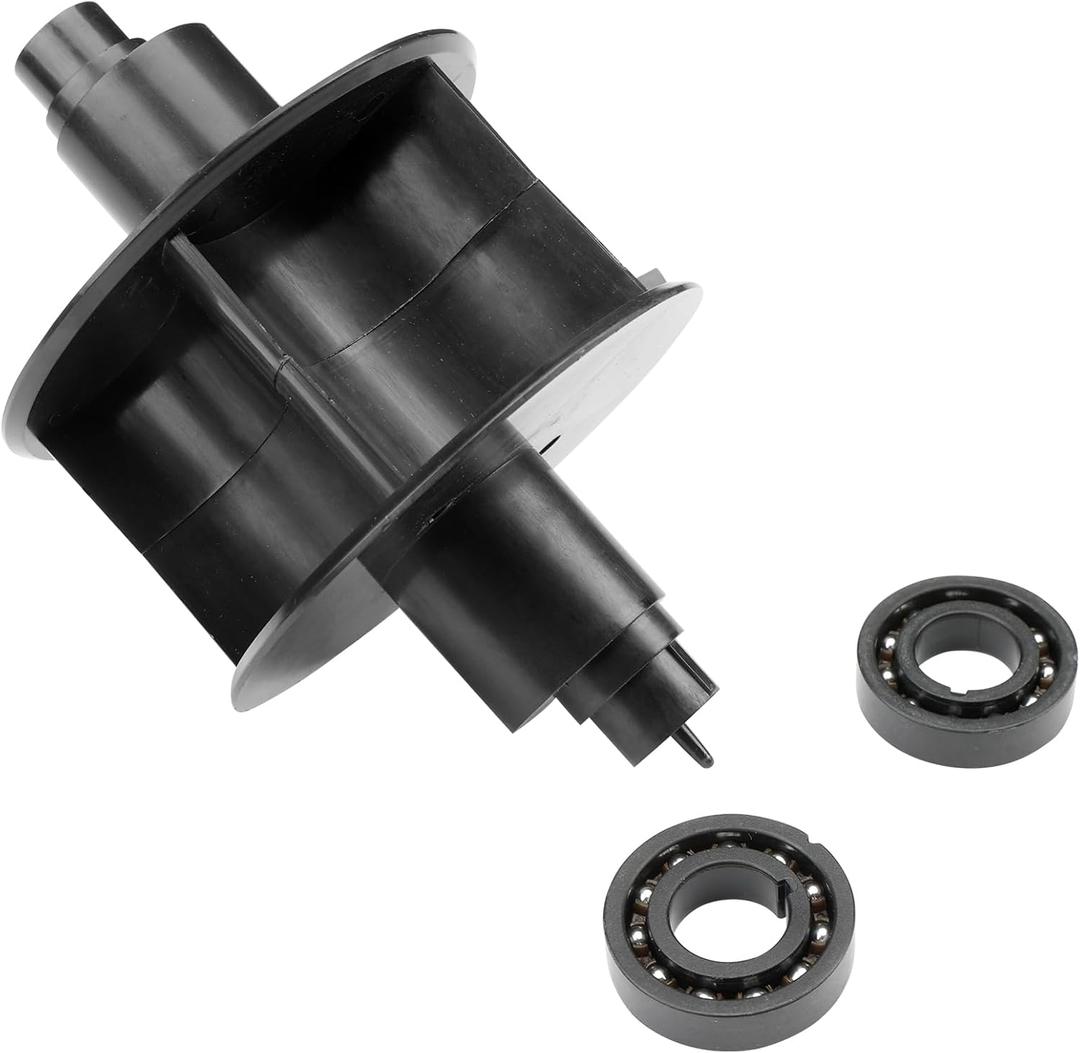 AXV602P Pool Vac Turbine Kit, Compatible with Hayward Aquabug Navigator Pro Wanda The Whale Diver Dave Pool Vac Automatic Suction In-Ground Pool Cleaner, Replaces# AXV112P (Turbine & 2 Bearings)
