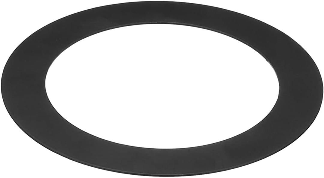 PATIKIL Goof Rings for 4 Inch Recessed Can Lighting Down Light, 1 Pcs Metal Goof Trim Rings Cover, Outer Diameter 6.77-inch, Inner Diameter 4.25-inch, Matte Finish Black, Flush Mount