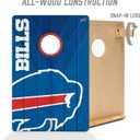 YouTheFan NFL 2’ x 3’ Wood Cornhole Game with Logo Bags