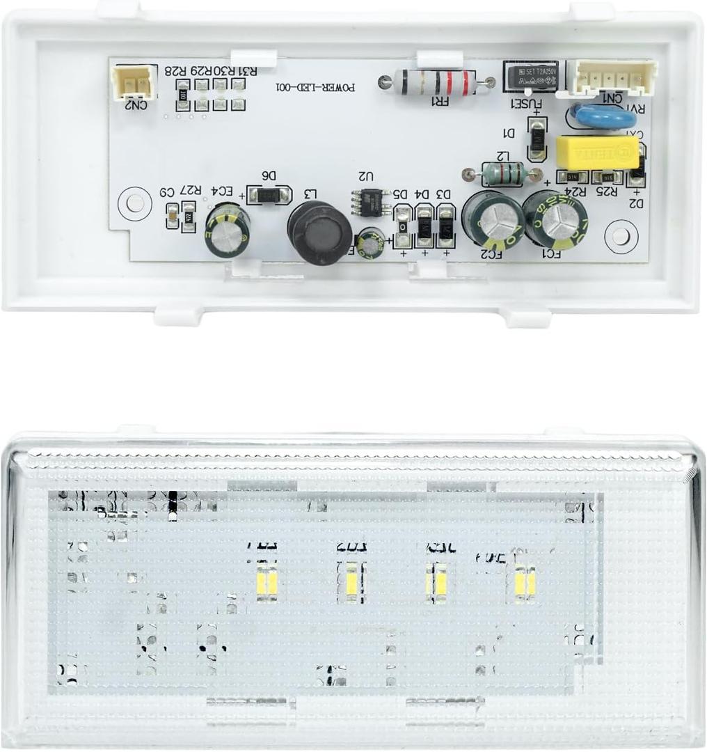 Upgraded WRS325FDAM04 Refrigerator LED Light for Whirlpool Refrigerator WRS325FDAT02 WRS346FIAW00 WRS346FIAM00 WRS342FIAB02 WRS331FDDW01 WRS537SIAW00 WRS335FDDM00 WRS325FNAH01 WRS325FDAW01
