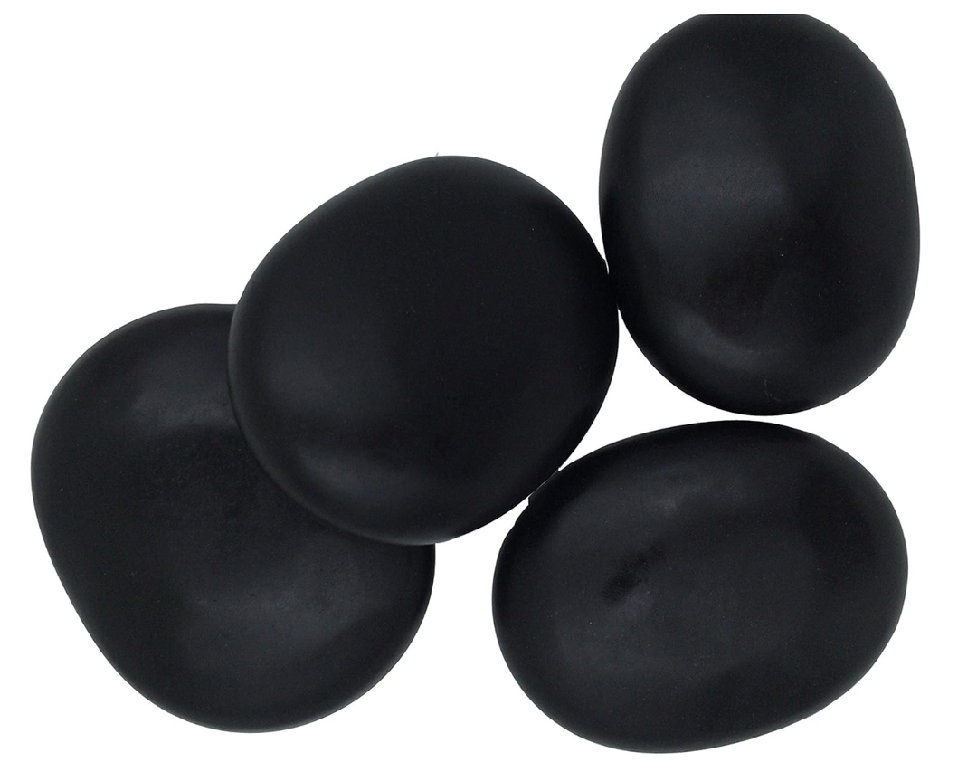 Zabrina 4 Pcs Personal Large Massage Stone Set Basalt Hot Rocks Stones