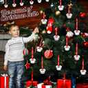 80 Sets Christmas Bells Ornaments, Christmas Believe Bells Bulk Polar Express Decorations Xmas Party Gifts Favors Silver Sleigh Jingle Bells for Christmas Tree Home Decoration(1.6 Inch)