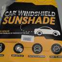 for Toyota Camry Sun Shade Sunshade Windshield Cover - 4 Layers Front Window Shade for Camry 2012-2017 Custom Fit Sun Visor - 240T Retractable Shade Blocks UV Rays Car Accessories