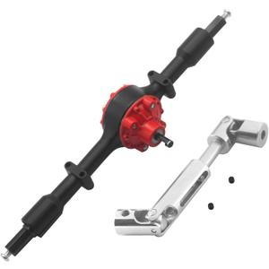 Share Goo RC Gear Rear Axle Housing Bridge Axle with Drive Shaft Compatible with WPL D12 RC Car Upgrade Parts