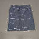 Haloumoning Boys Corduroy Shorts Kids Casual Elastic Waist Drawstring Summer Shorts with Pockets 5-14 Years (Blue)