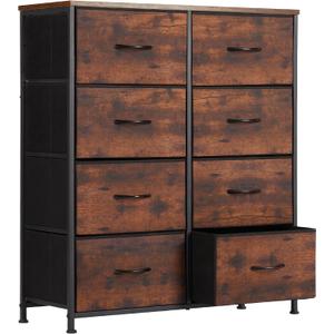 Sweetcrispy Dresser for Bedroom with 8 Drawers, Large Storage Tower, 31.5"D x 11.8"W x 36.4"H