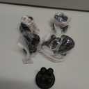 iBetterLife Razor Holder for Shower Wall - 6Pcs Self Adhesive Silicone Toothbrush Holders Wall Mounted Multi-function Cute Utility Hook for Hanging Towel for Bathroom Kitchen Living Room Office, Black