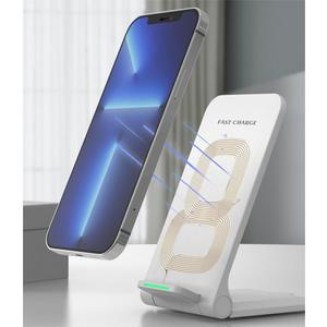 Samsung Wireless Charging Station,15W Fast Wireless Charging Station with Sleep-Friendly Adaptive Light,Compatible with Samsung Galaxy,Google LG,etcWhite