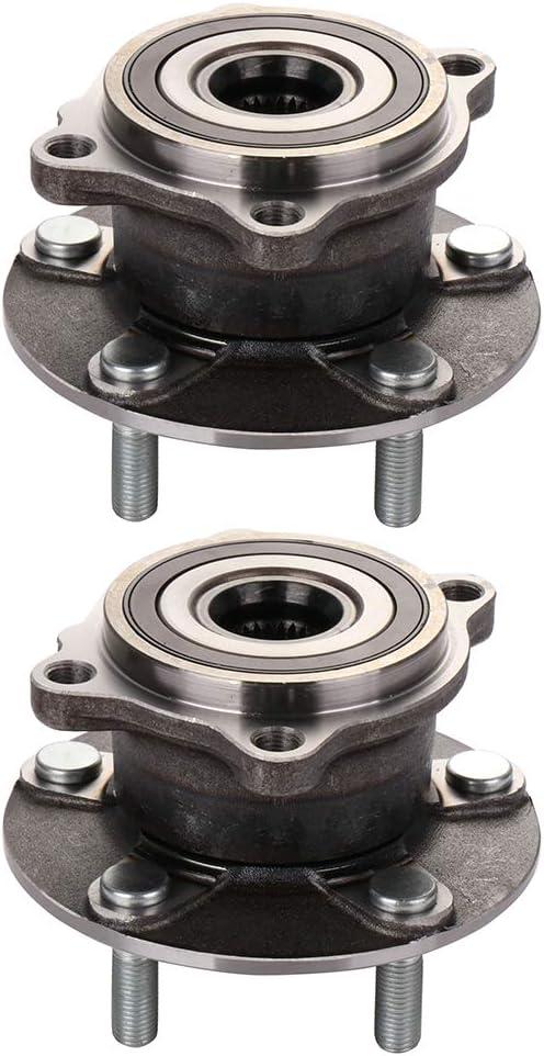 SCITOO 512382 Wheel Hub and Bearing Assemblies for Mitsubishi Lancer Outlander RVR 2007-2012 Rear Hub Assembly w/ABS 2 pcs