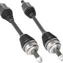 Front Left and Right CV Axle Shaft Assembly Fit for Honda CR-V EX LX SE 2.4 2.4L 2002 2003 2004 2005 2006, Replacement for 66-4206 66-4207, 2 pack Driver Passenger Side CV Joint Shaft