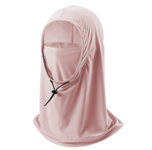 Detachable Balaclava Ski Mask, UV and Dust Resistant Face Mask, Lightweight, Breathable, Suitable for Cycling,Hiking (Black)