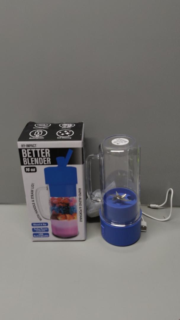 Better Blender Turbo Power USB Rechargeable 16 Oz