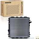 A-Premium Engine Coolant Radiator with Transmission Oil Cooler Compatible with Chrysler PT Cruiser 2001-2010 L4 2.4L, Automatic Trans. Replace# 5017404AA, 5017404AB