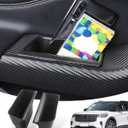 Bonbo for Ford Explorer 2020-2023 Door Storage Box Organizer Tray Door Pockets Armrest Organizer for Ford Explorer 2023 Accessories (2 Pack)