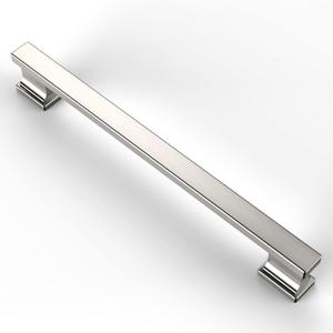 Asidrama 6 Pack 7 Inch(177mm) Brushed Satin Nickel Kitchen Cabinet Handles, Cabinet Pulls Kitchen Cabinet Hardware for Cupboard Drawer Pulls (7" Hole Center)