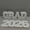 2026 Graduation Decorations- Light Up Letters "GRAD 2026" Class of 2026 Graduation Party Decorations Sign-Ornaments for Class of 2026 Preschool High School College Table Centerpieces Decor Party Supplies