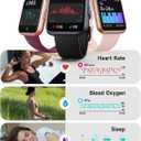 Woneligo Smart Watch for Women, Answer/Make Calls, Alexa Built-in, 1.85" Touch Screen Fitness Tracker for Android & iPhone, Heart Rate/Sleep/SpO2 Monitor Smartwatch, Waterproof (Rose Gold)