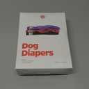 Pet Parents Washable Dog Diapers (3pack) + Extendrs of Durable Doggie Diapers, Premium Dog Diapers Female (Large, Princess)