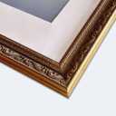 16 x 20 Inch Antique Gold Picture Frame Matted to Display a 11 x 14 Inch Photo (16x20)